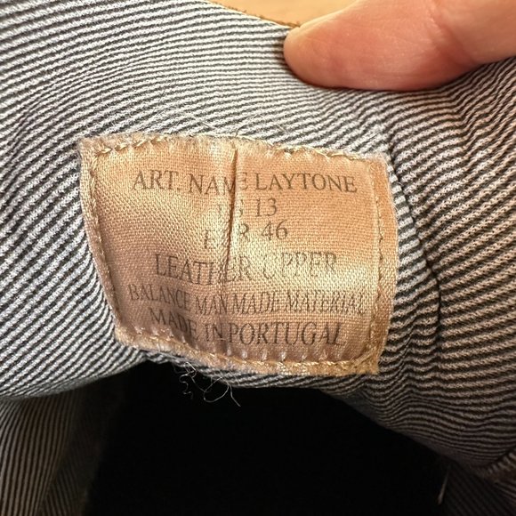 Bull Boxer Laytone Sneakers Men 13 Brown Leather Mid Top Lace Up Chukka Shoes - Picture 9 of 11